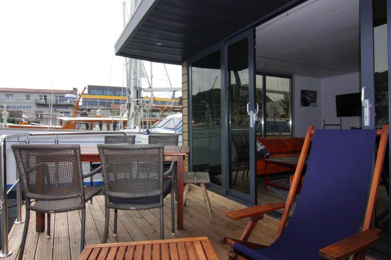 Hausboot Lina In Flensburg Hotel Eksteriør billede